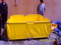 18 Mr. Kim with Taen City officials, as well as the SK Coast Guard decided to use a 3m x 3m x 3m test container in the port of Mo Hang South Korea to