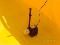 19 Air pumps/circulation pumps were placed in the bottom of the test container