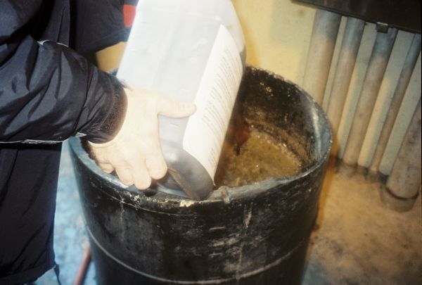 2 OSE II was tested on oil and grease in a 55 gallon drum by the Trinity River Waste treatment laboratory (applying OSE II to the waste, grease, and o